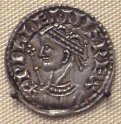ウィリアム一世の横顔を刻んだコイン